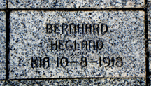 in the Walk of Honor at Liberty Memorial, Kansas City MO